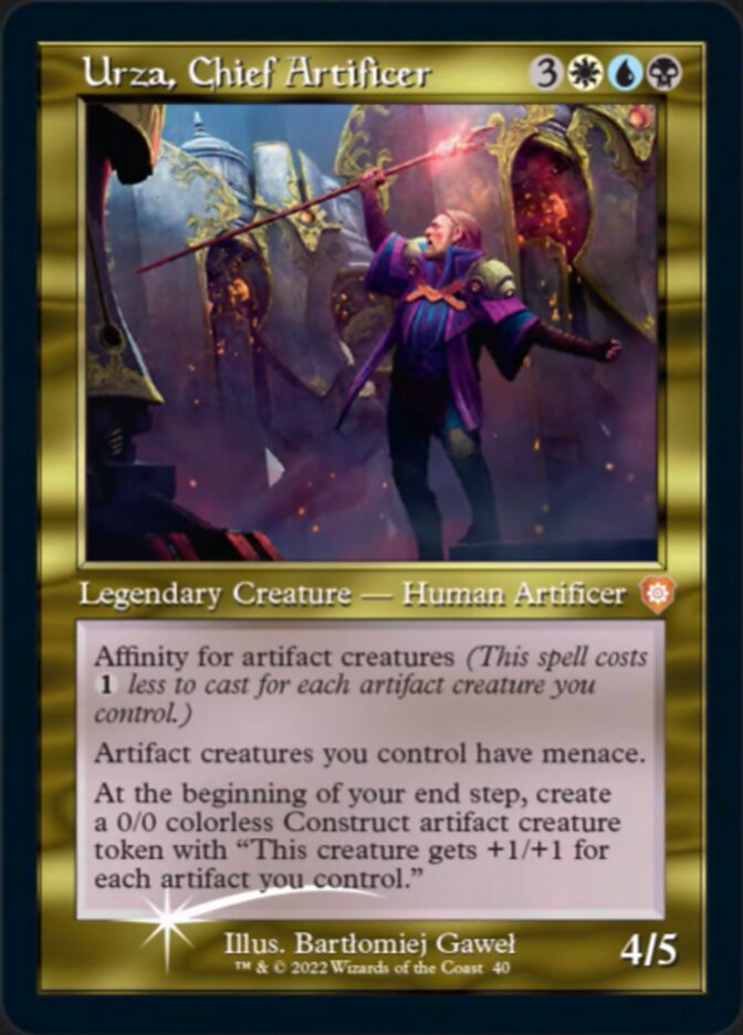 Urza, Chief Artificer (040) (Retro) (Display Commander) [The Brothers' War Commander] | Clutch Gaming