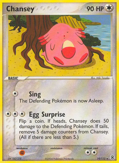 Chansey (19/112) [EX: FireRed & LeafGreen] | Clutch Gaming