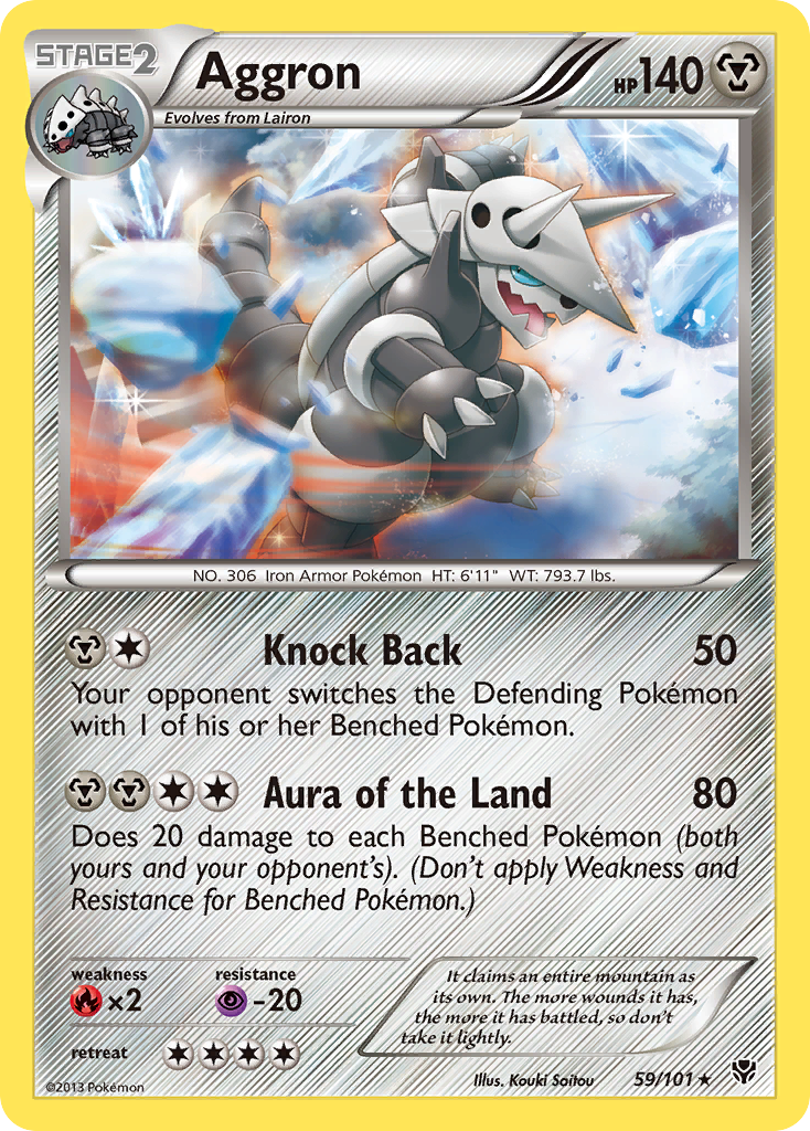 Aggron (59/101) [Black & White: Plasma Blast] | Clutch Gaming