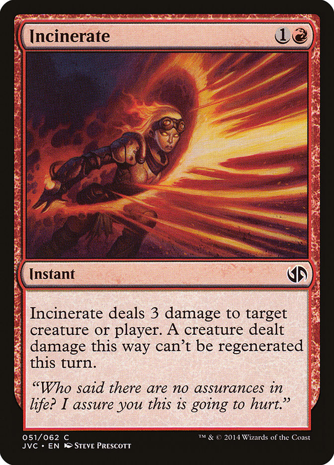 Incinerate [Duel Decks Anthology] | Clutch Gaming