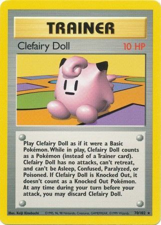 Clefairy Doll (70/102) [Base Set Unlimited] | Clutch Gaming