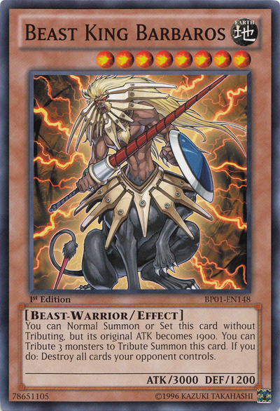 Beast King Barbaros [BP01-EN148] Common | Clutch Gaming