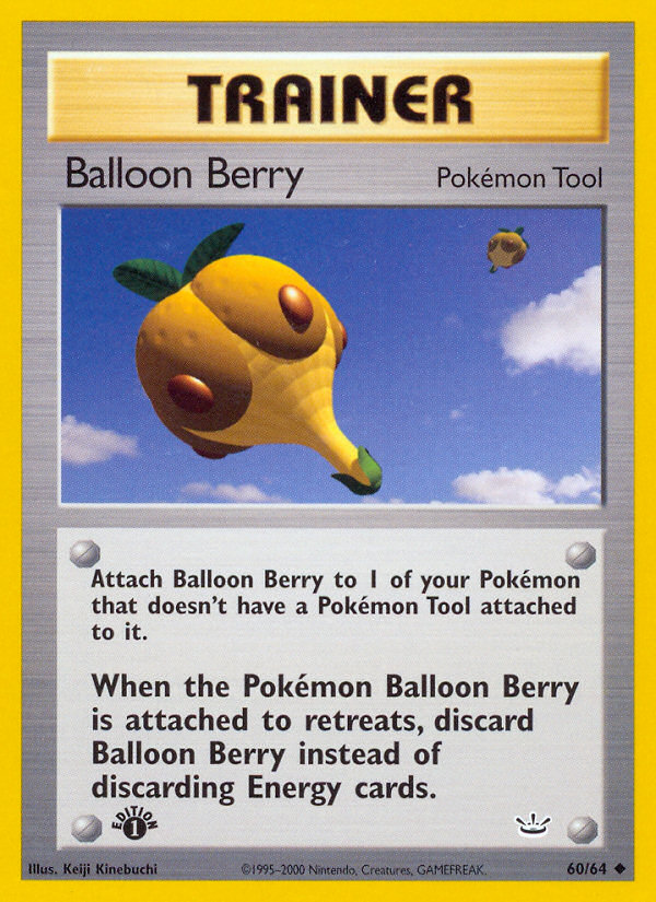 Balloon Berry (60/64) [Neo Revelation 1st Edition] | Clutch Gaming