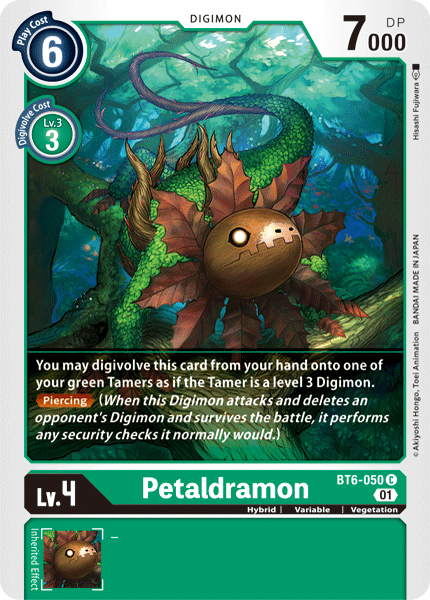 Petaldramon [BT6-050] [Double Diamond] | Clutch Gaming