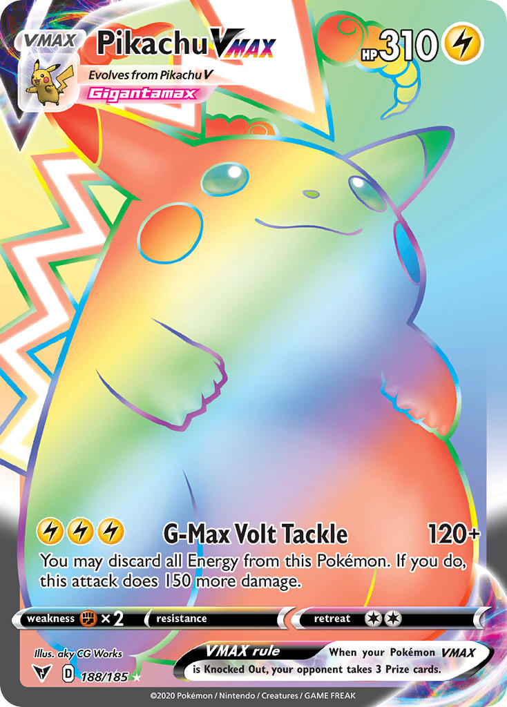 Pikachu VMAX (188/185) [Sword & Shield: Vivid Voltage] | Clutch Gaming