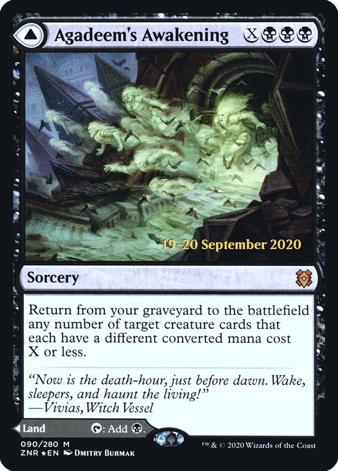 Agadeem's Awakening // Agadeem, the Undercrypt [Zendikar Rising Prerelease Promos] | Clutch Gaming