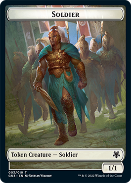 Soldier // Elf Warrior Double-Sided Token [Game Night: Free-for-All Tokens] | Clutch Gaming