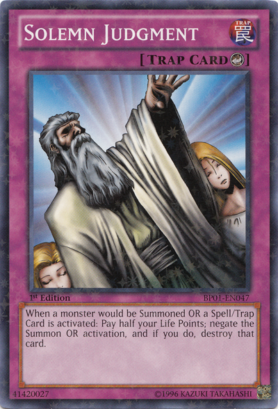 Solemn Judgment [BP01-EN047] Starfoil Rare | Clutch Gaming