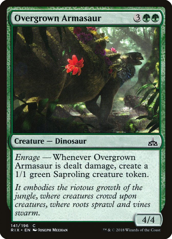 Overgrown Armasaur [Rivals of Ixalan] | Clutch Gaming