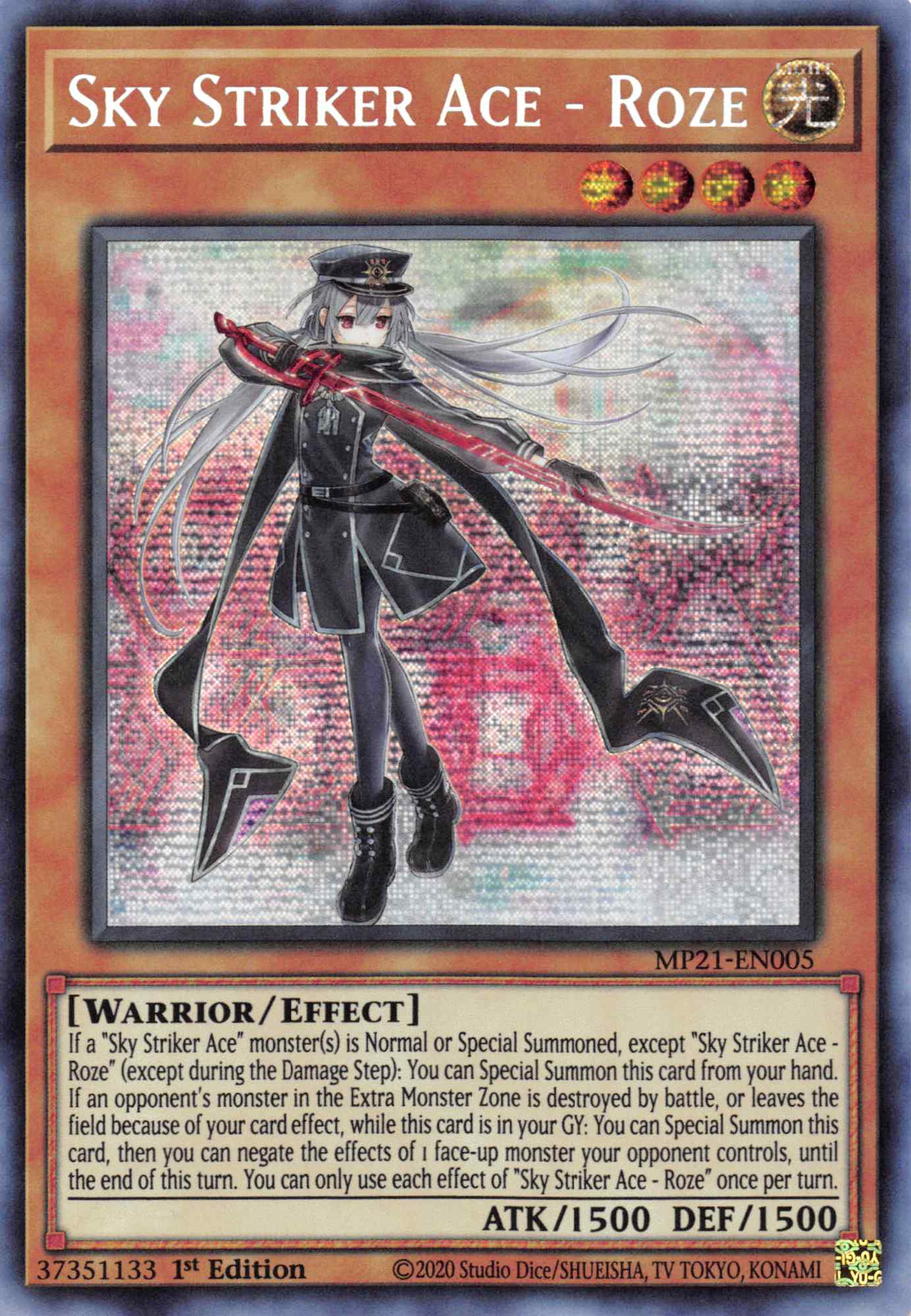 Sky Striker Ace - Roze [MP21-EN005] Prismatic Secret Rare | Clutch Gaming