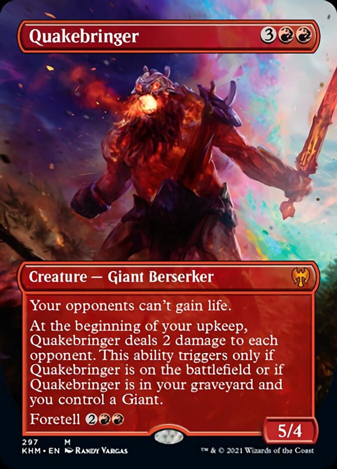 Quakebringer (Borderless Alternate Art) [Kaldheim] | Clutch Gaming