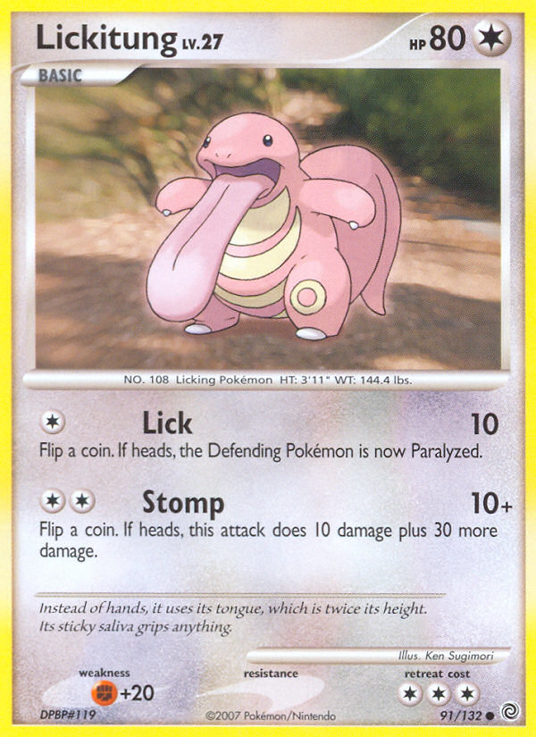 Lickitung (91/132) [Diamond & Pearl: Secret Wonders] | Clutch Gaming