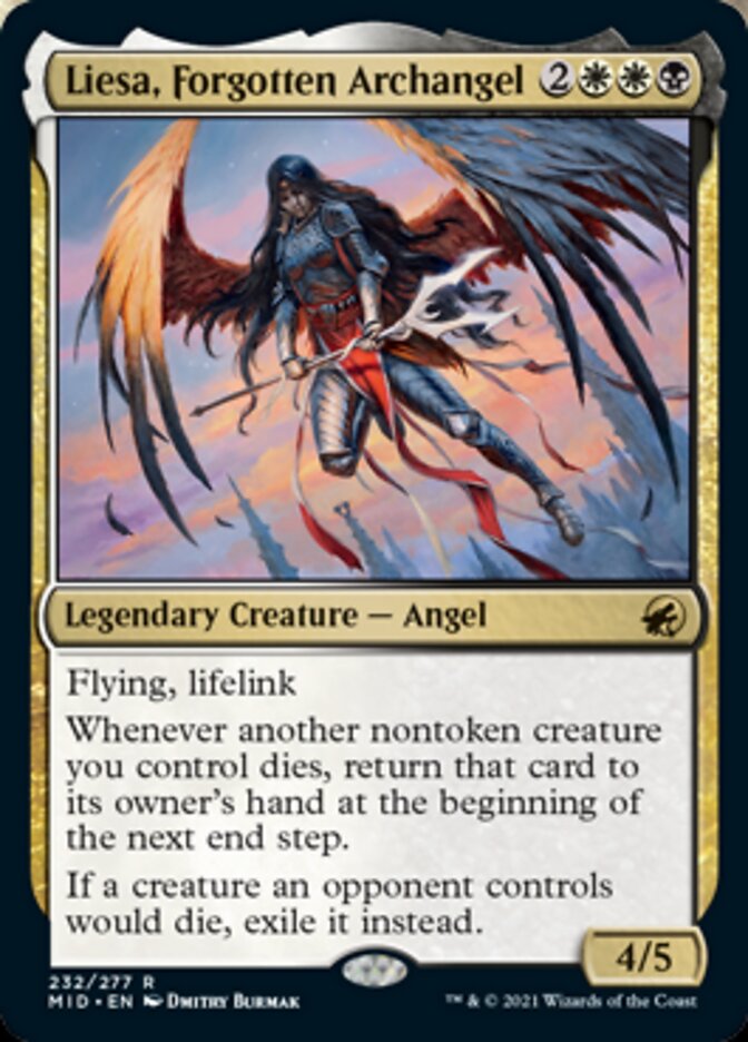 Liesa, Forgotten Archangel [Innistrad: Midnight Hunt] | Clutch Gaming