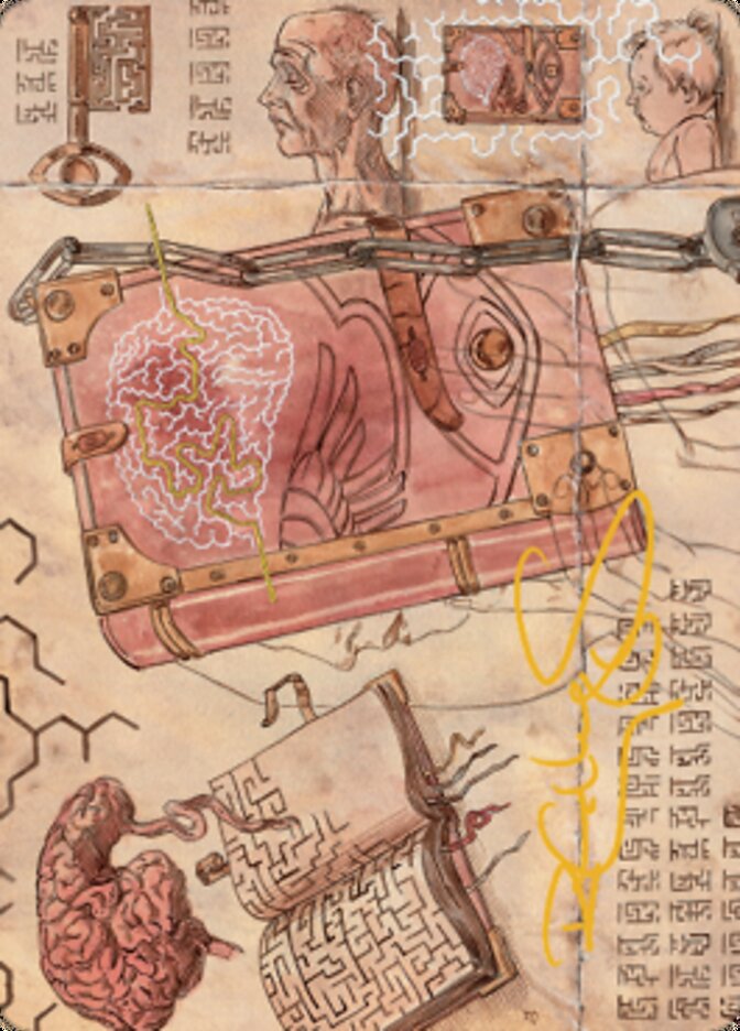 Mazemind Tome Art Card (Gold-Stamped Signature) [The Brothers' War Art Series] | Clutch Gaming