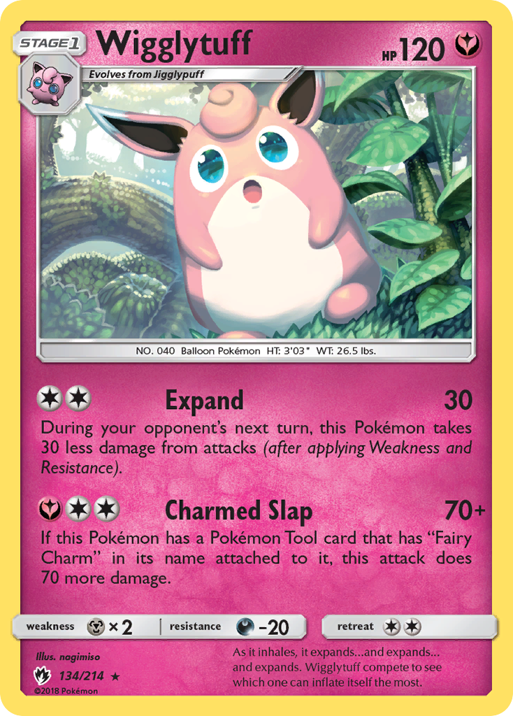 Wigglytuff (134/214) [Sun & Moon: Lost Thunder] | Clutch Gaming