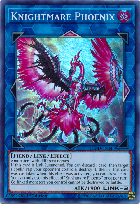 Knightmare Phoenix [FLOD-EN046] Super Rare | Clutch Gaming