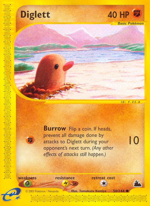 Diglett (50/144) [Skyridge] | Clutch Gaming