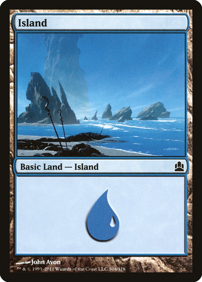 Island (304) [Commander 2011] | Clutch Gaming