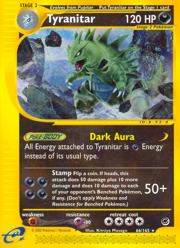 Tyranitar (66/165) [Expedition: Base Set] | Clutch Gaming