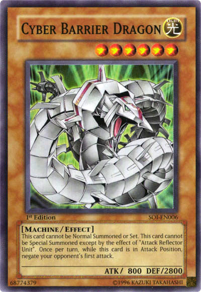 Cyber Barrier Dragon [SOI-EN006] Super Rare | Clutch Gaming