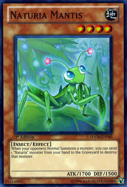 Naturia Mantis [HA04-EN049] Super Rare | Clutch Gaming