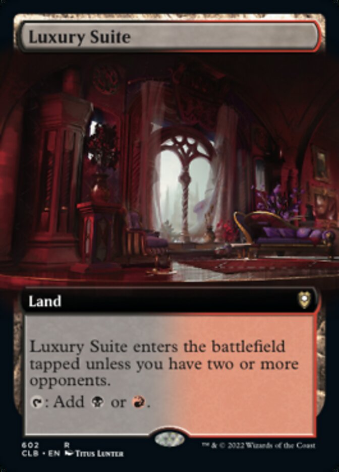 Luxury Suite (Extended Art) [Commander Legends: Battle for Baldur's Gate] | Clutch Gaming