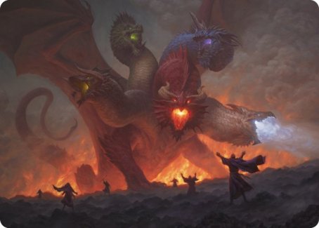 Tiamat Art Card [Dungeons & Dragons: Adventures in the Forgotten Realms Art Series] | Clutch Gaming