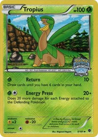 Tropius (5/101) (National Championship Staff Promo) [Black & White: Plasma Blast] | Clutch Gaming