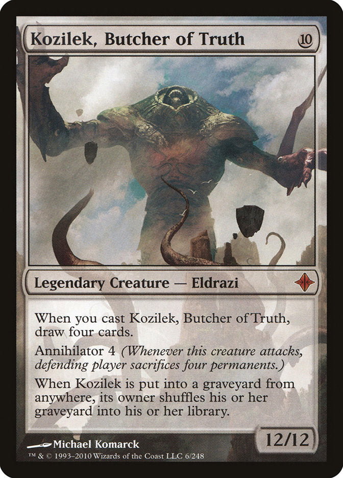 Kozilek, Butcher of Truth [Rise of the Eldrazi] | Clutch Gaming