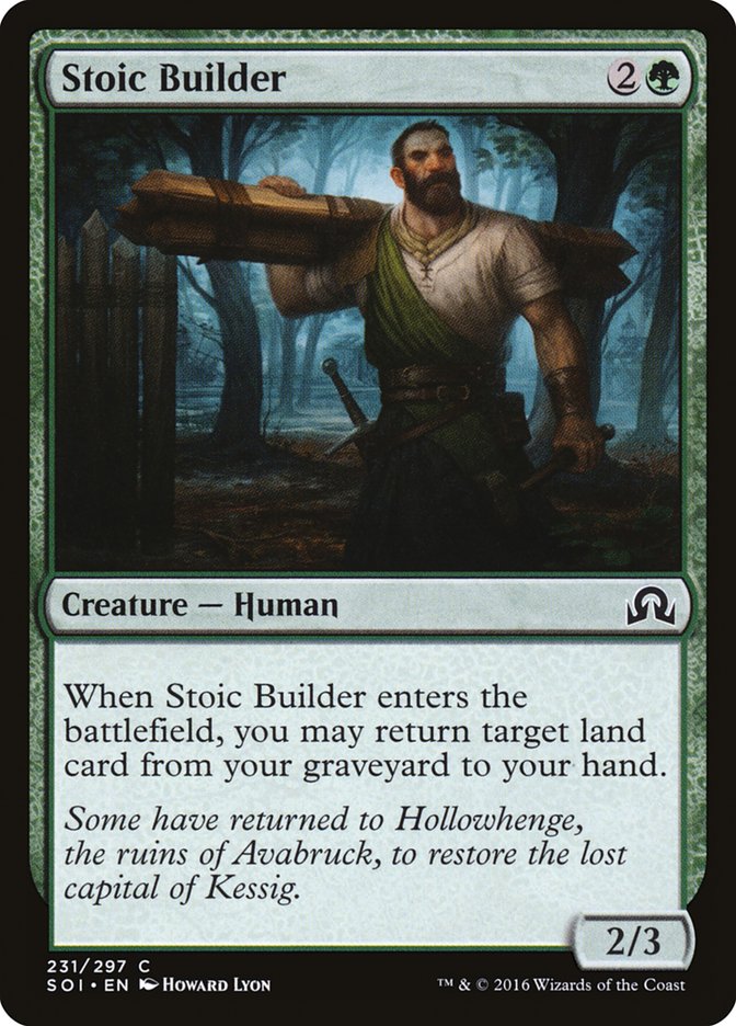 Stoic Builder [Shadows over Innistrad] | Clutch Gaming