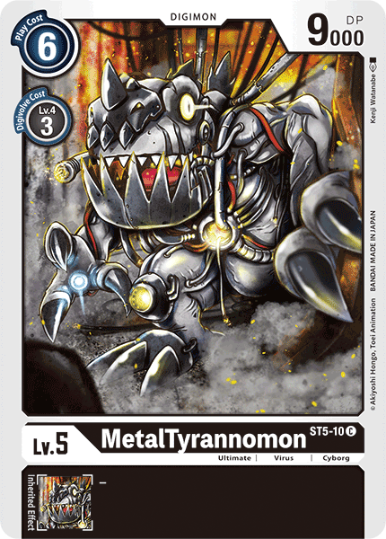 MetalTyrannomon [ST5-10] [Starter Deck: Machine Black] | Clutch Gaming