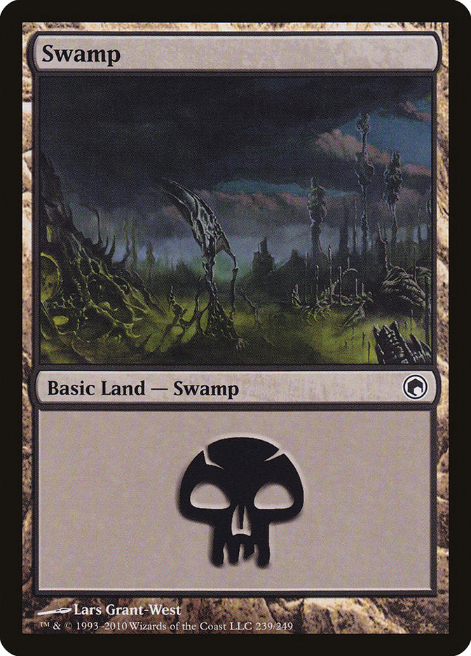 Swamp (239) [Scars of Mirrodin] | Clutch Gaming