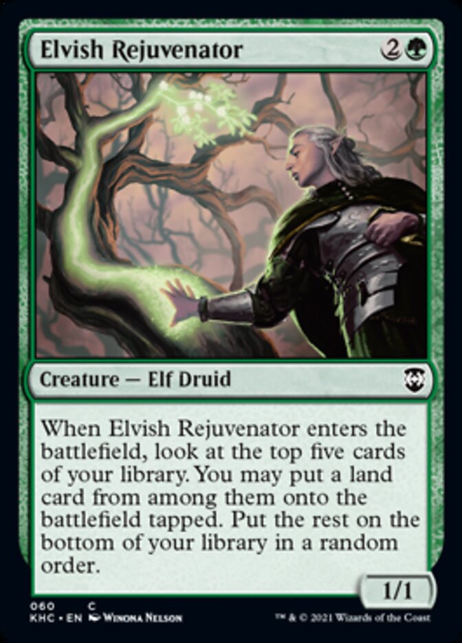 Elvish Rejuvenator [Kaldheim Commander] | Clutch Gaming