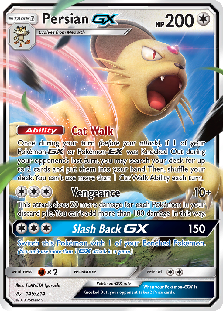 Persian GX (149/214) [Sun & Moon: Unbroken Bonds] | Clutch Gaming