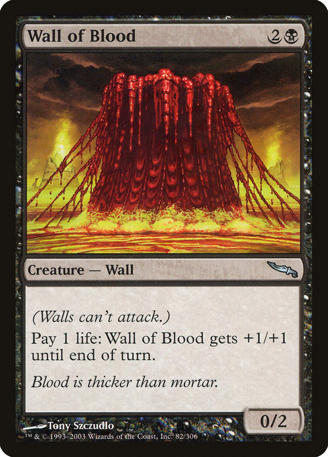 Wall of Blood [Mirrodin] | Clutch Gaming