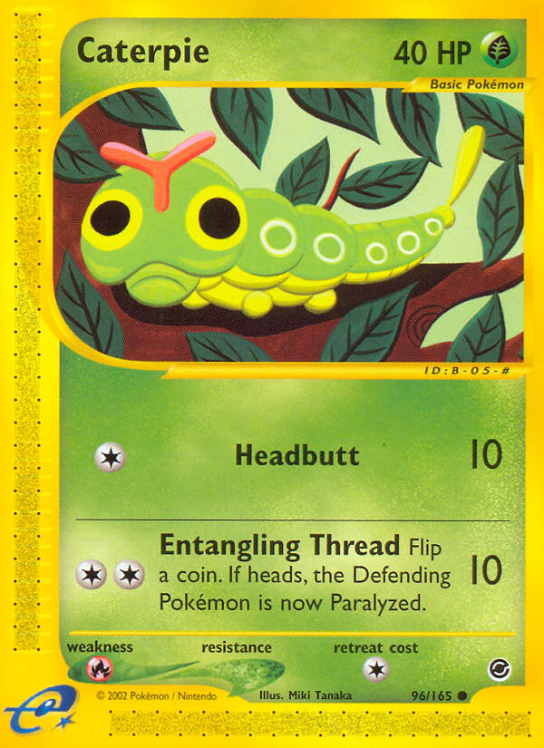 Caterpie (96/165) [Expedition: Base Set] | Clutch Gaming