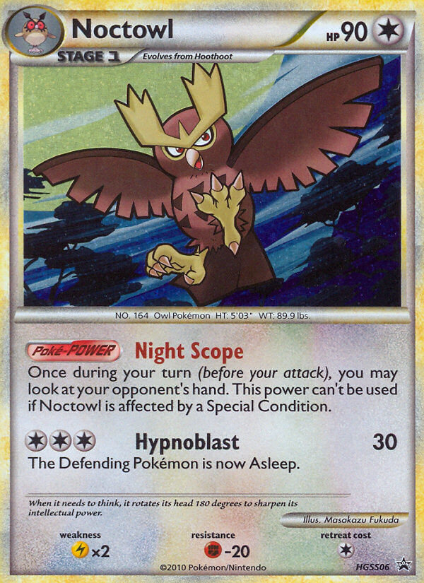 Noctowl (HGSS06) [HeartGold & SoulSilver: Black Star Promos] | Clutch Gaming