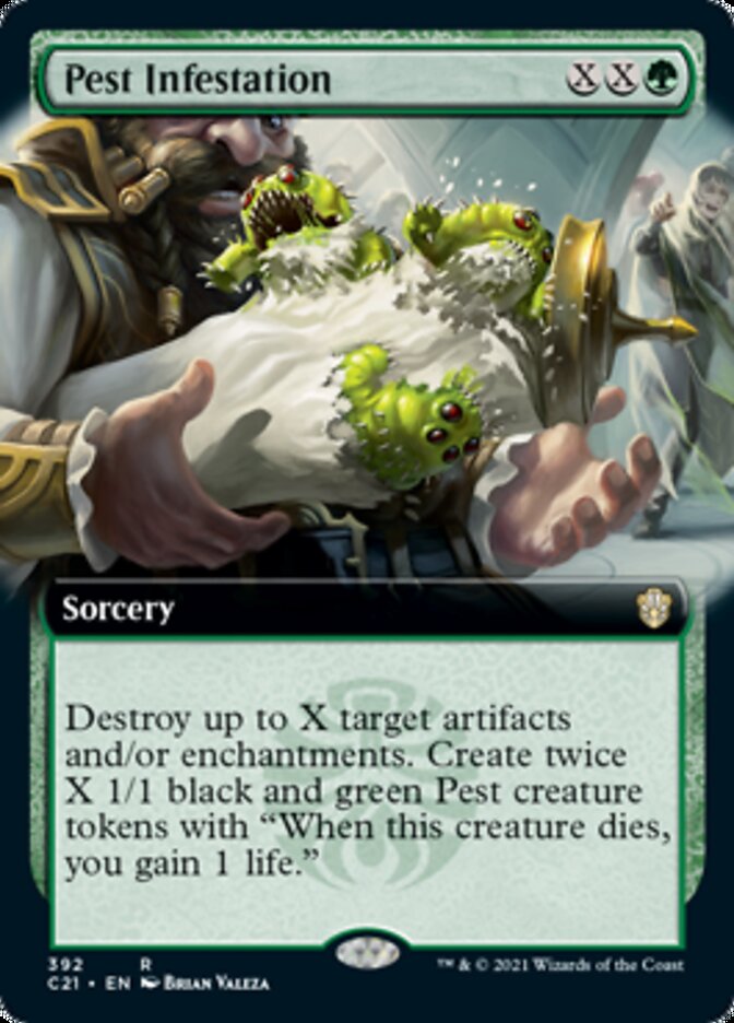 Pest Infestation (Extended Art) [Commander 2021] | Clutch Gaming