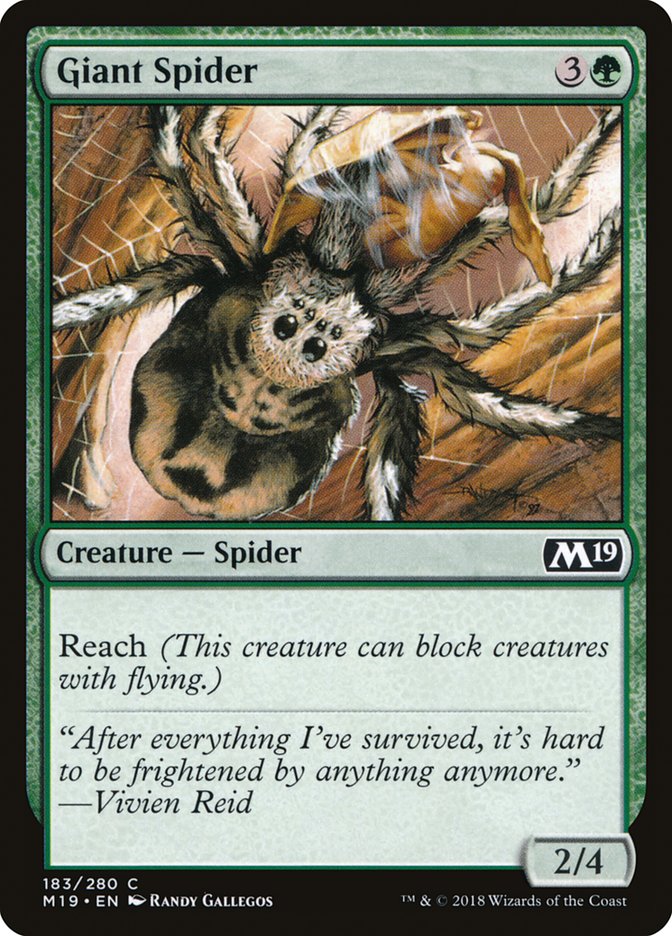 Giant Spider [Core Set 2019] | Clutch Gaming