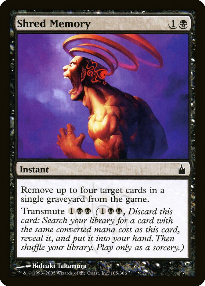 Shred Memory [Ravnica: City of Guilds] | Clutch Gaming