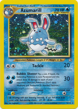 Azumarill (2/111) [Neo Genesis Unlimited] | Clutch Gaming