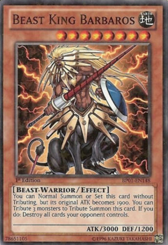 Beast King Barbaros [BP01-EN148] Starfoil Rare | Clutch Gaming