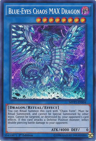 Blue-Eyes Chaos MAX Dragon [MVP1-ENS04] Secret Rare | Clutch Gaming