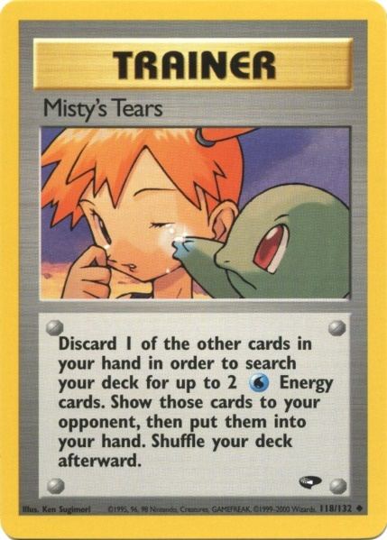 Misty's Tears (118/132) [Gym Challenge Unlimited] | Clutch Gaming