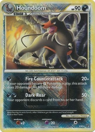 Houndoom (5/90) (League Promo) [HeartGold & SoulSilver: Undaunted] | Clutch Gaming