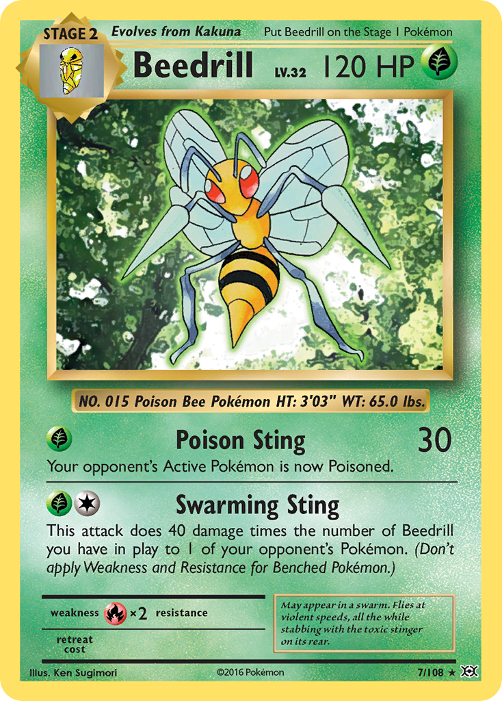 Beedrill (7/108) [XY: Evolutions] | Clutch Gaming