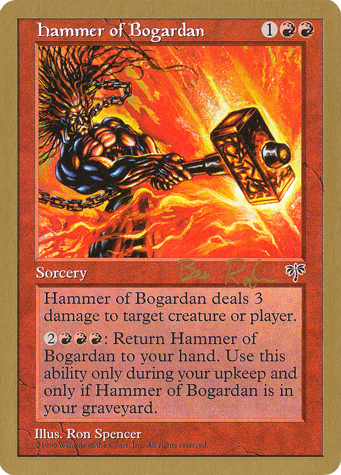 Hammer of Bogardan (Ben Rubin) [World Championship Decks 1998] | Clutch Gaming