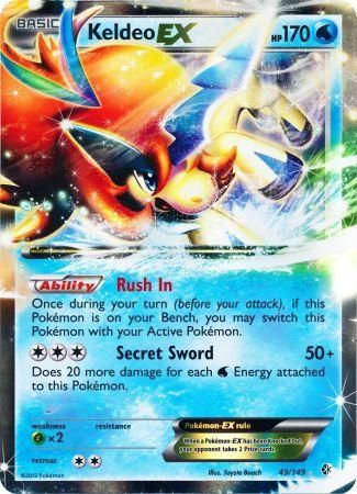 Keldeo EX (49/149) (Jumbo Card) [Black & White: Boundaries Crossed] | Clutch Gaming