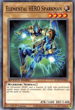 Elemental HERO Sparkman [SGX1-ENA04] Common | Clutch Gaming