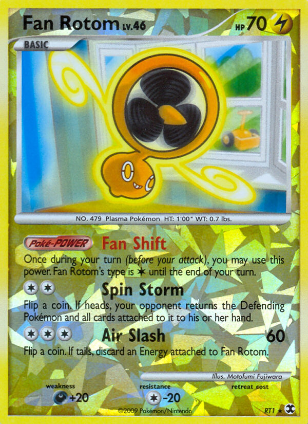 Fan Rotom (RT1) [Platinum: Rising Rivals] | Clutch Gaming